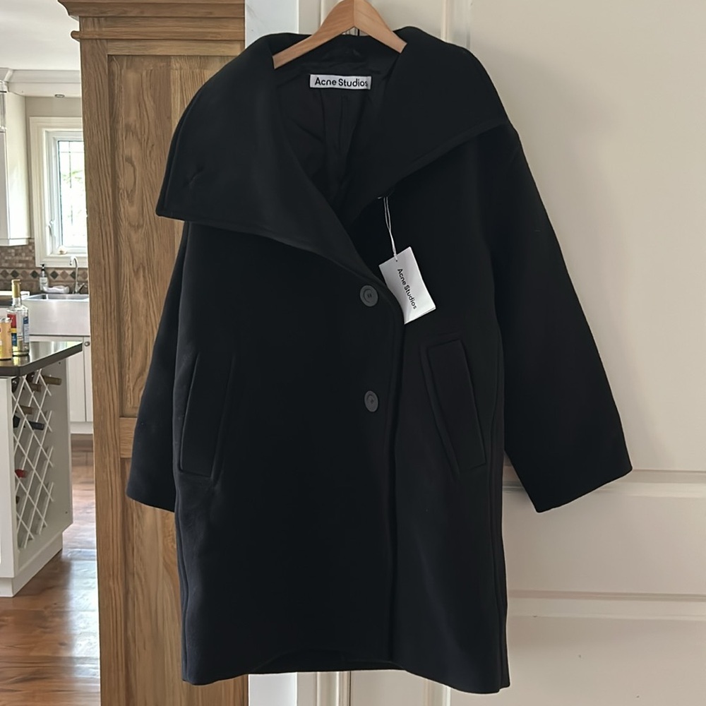 NEW ACNE Studios Wool Coat - Never Worn - Picture 6 of 15
